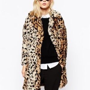 River Island Faux Fur Coat